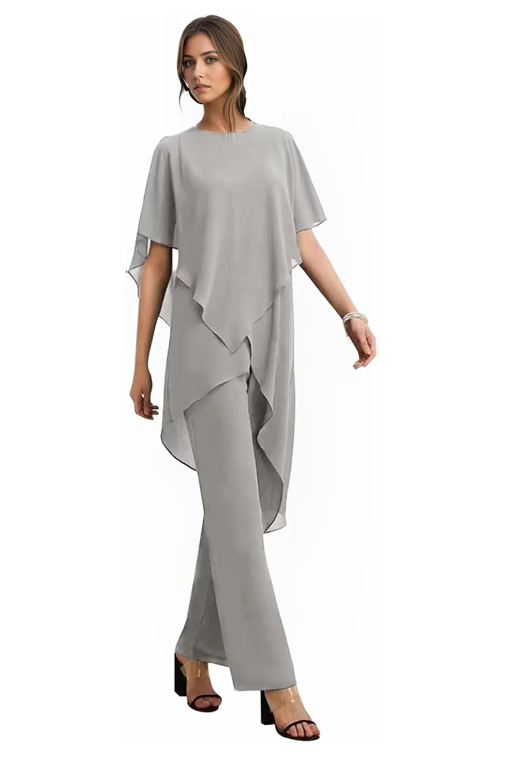 Pamela | Chiffon Two-Piece Formal Set