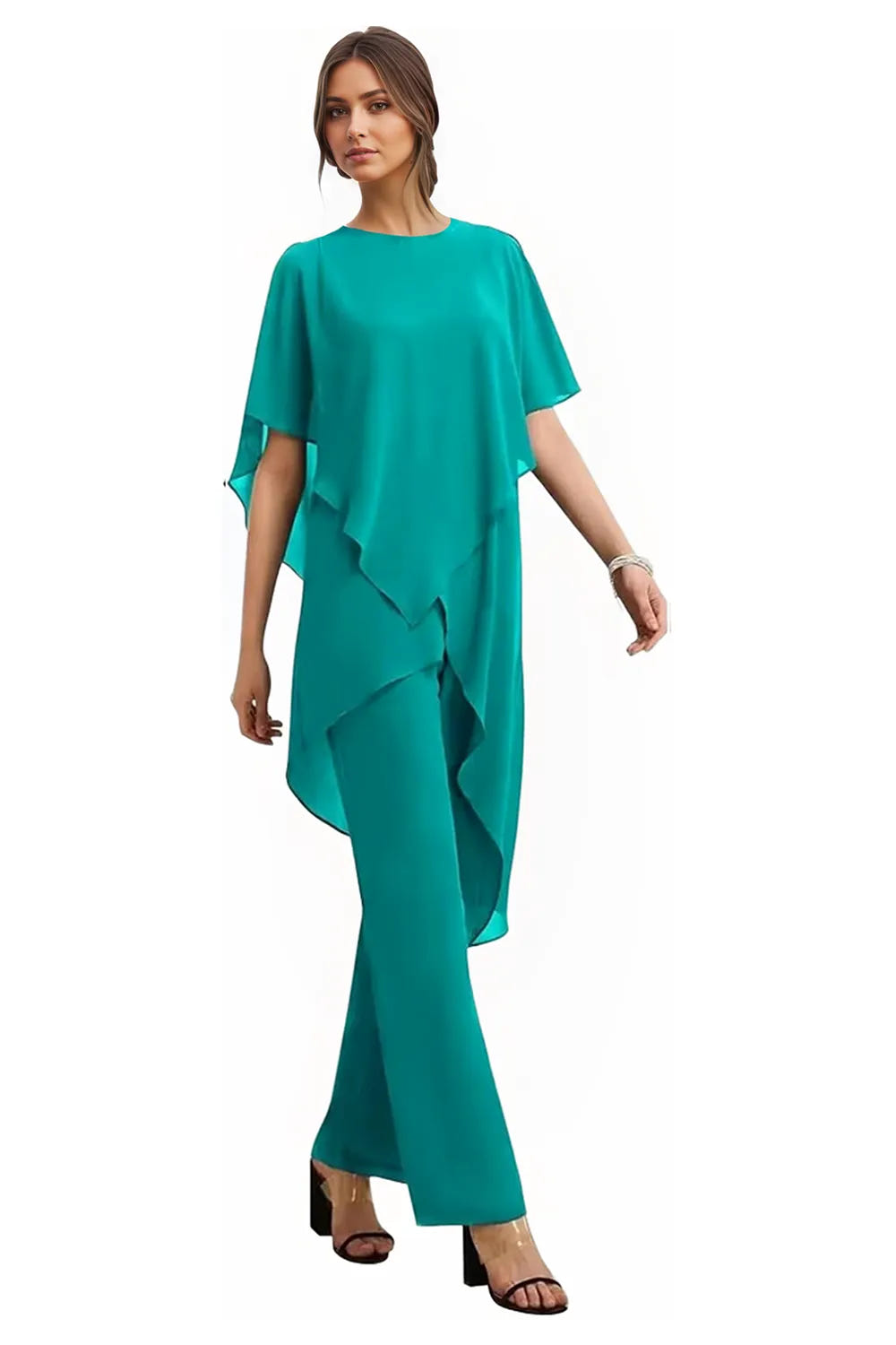 Pamela | Chiffon Two-Piece Formal Set