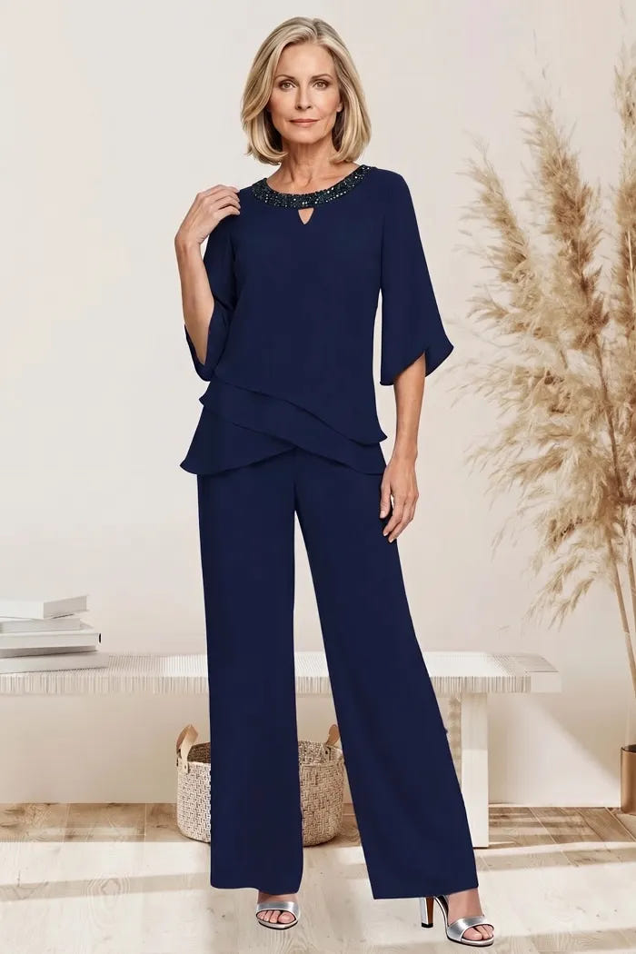 Liz | Loose-Fit Formal Pant Set