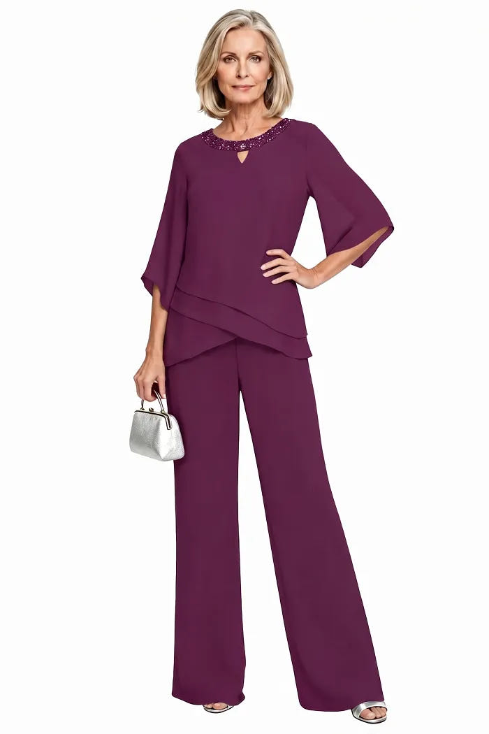 Liz | Loose-Fit Formal Pant Set