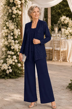 Jimena | Formal Three-Piece Pant Set