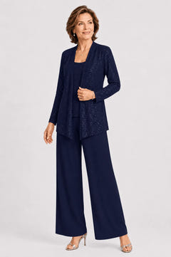 Jimena | Formal Three-Piece Pant Set