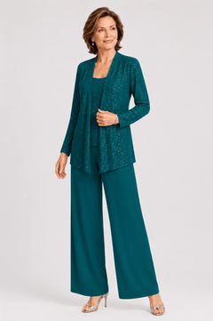Jimena | Formal Three-Piece Pant Set