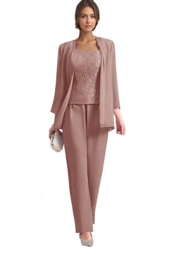 Averil | Three-Piece Chiffon Pant Suit