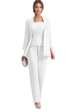 Averil | Three-Piece Chiffon Pant Suit