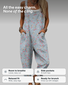 Shirley | Soft Floral Jumpsuit benefits