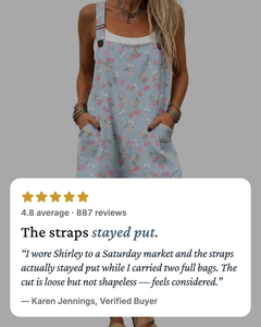 Shirley | Soft Floral Jumpsuit five star customer review