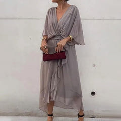 Rosamund | Elegant V-neck Dress
