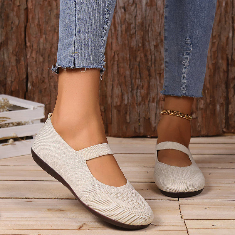 Leona | Breathable Knit Ballet Flats