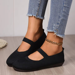 Leona | Breathable Knit Ballet Flats