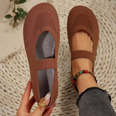 Leona | Breathable Knit Ballet Flats