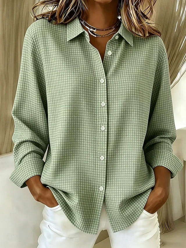 Ida-May | Relaxed Gingham Blouse