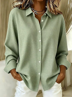 Ida-May | Relaxed Gingham Blouse