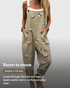 Sula | Easy Linen-Look Overalls fit and sizes