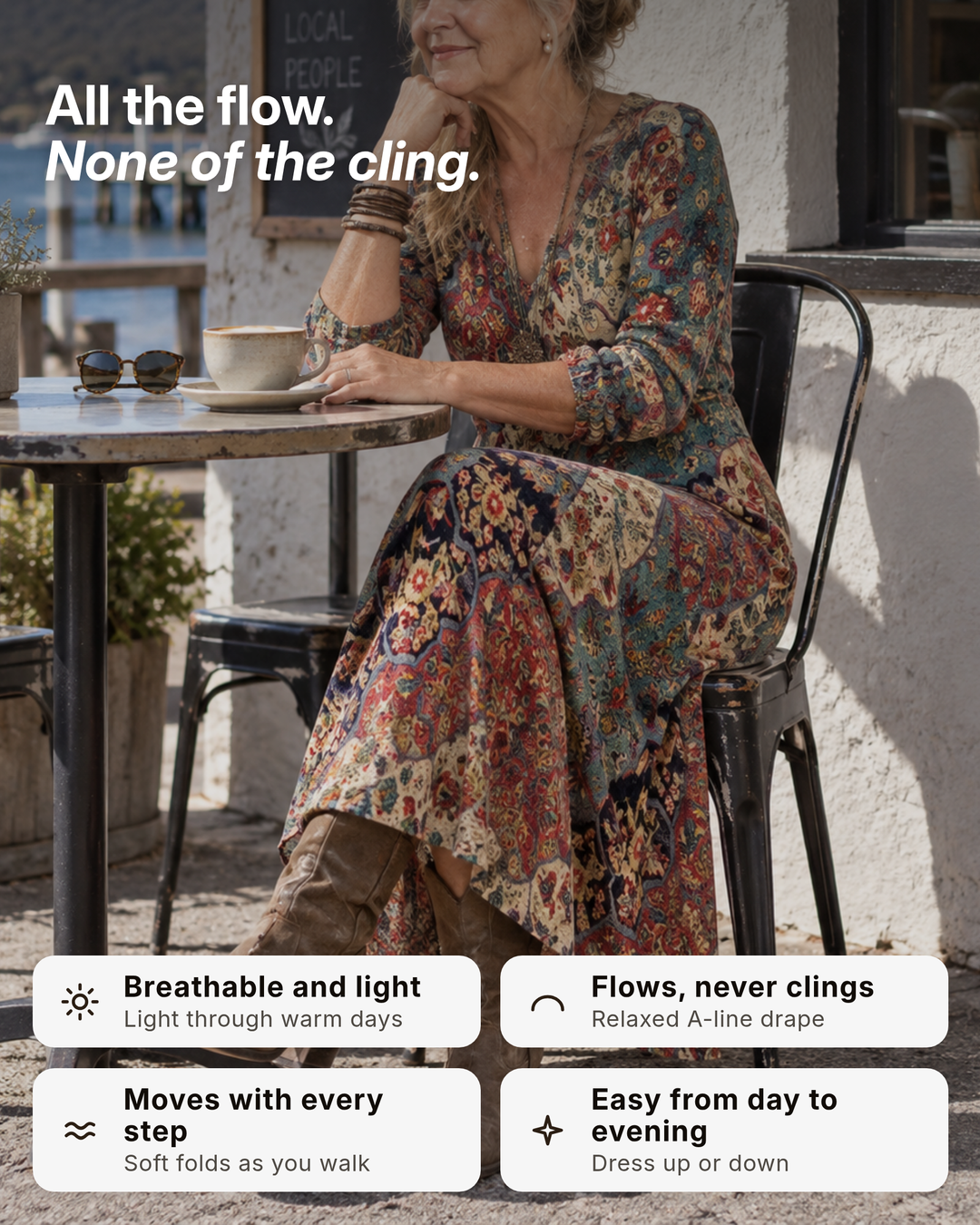Susanna | Bohemian Flowing Maxi Dress benefits