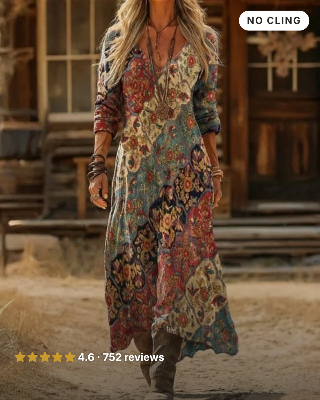 Susanna | Bohemian Flowing Maxi Dress