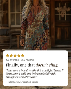 Susanna | Bohemian Flowing Maxi Dress five star customer review