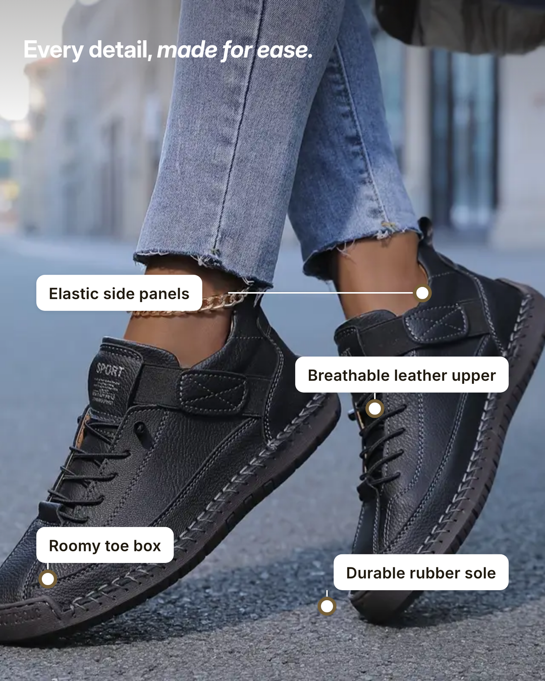 Swinburne | Comfort Arch Sneakers details