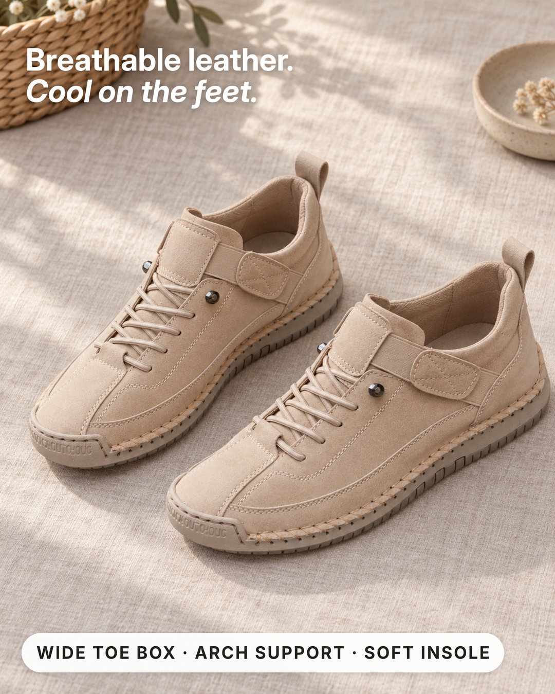 Swinburne | Comfort Arch Sneakers fabric close-up