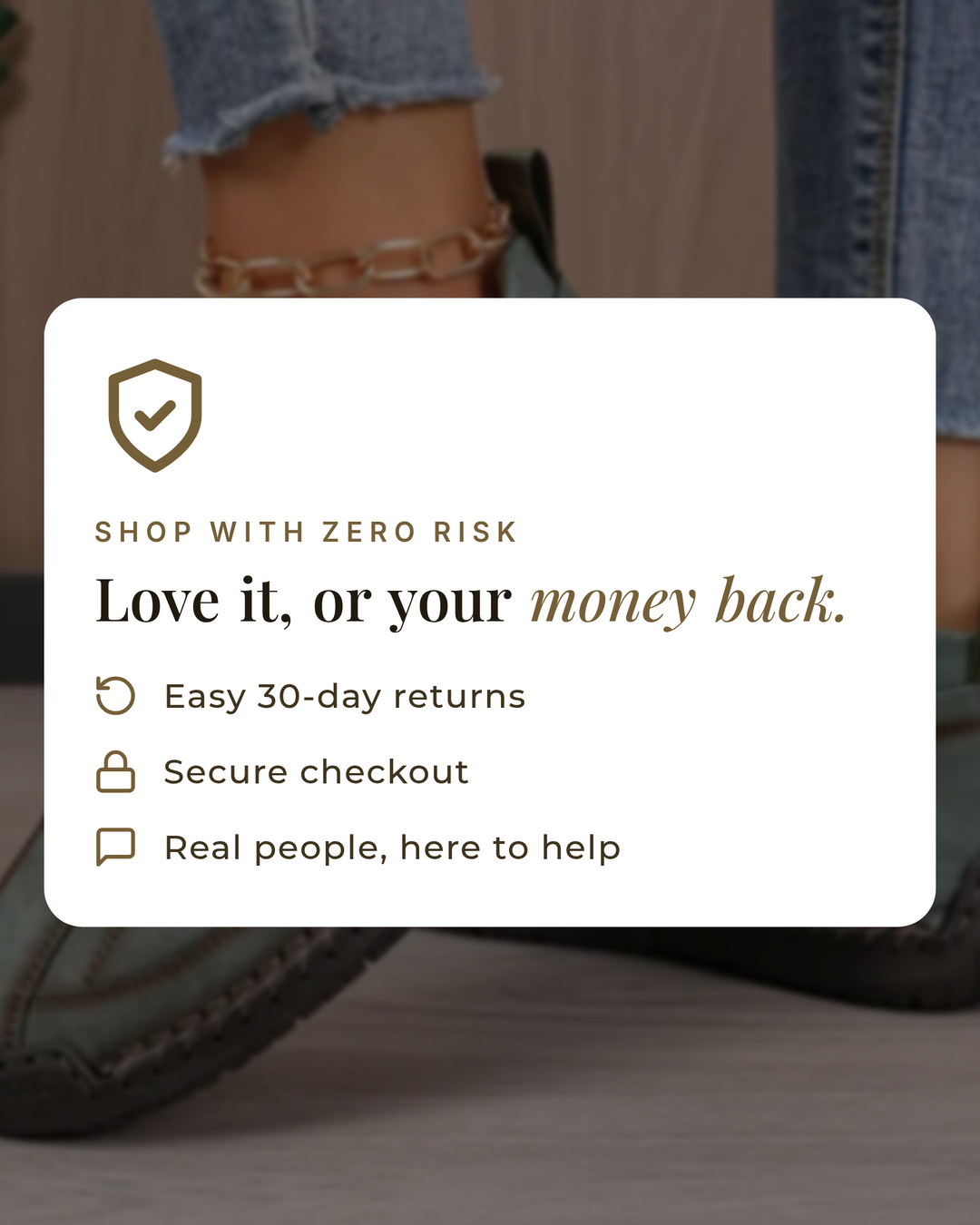 Swinburne | Comfort Arch Sneakers money-back guarantee