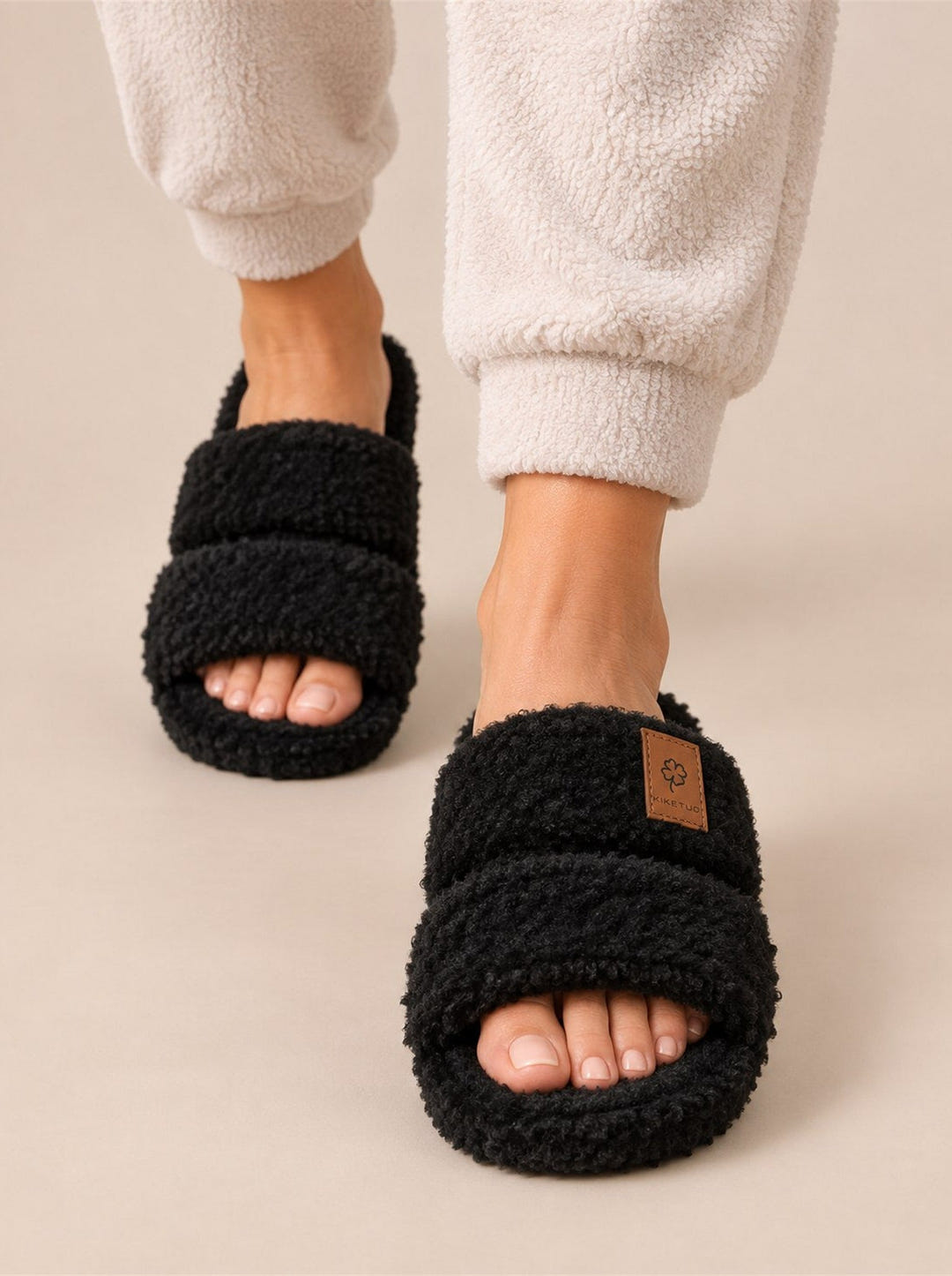 Fenton | Fuzzy Two-Strap Slides