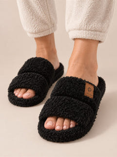 Fenton | Fuzzy Two-Strap Slides