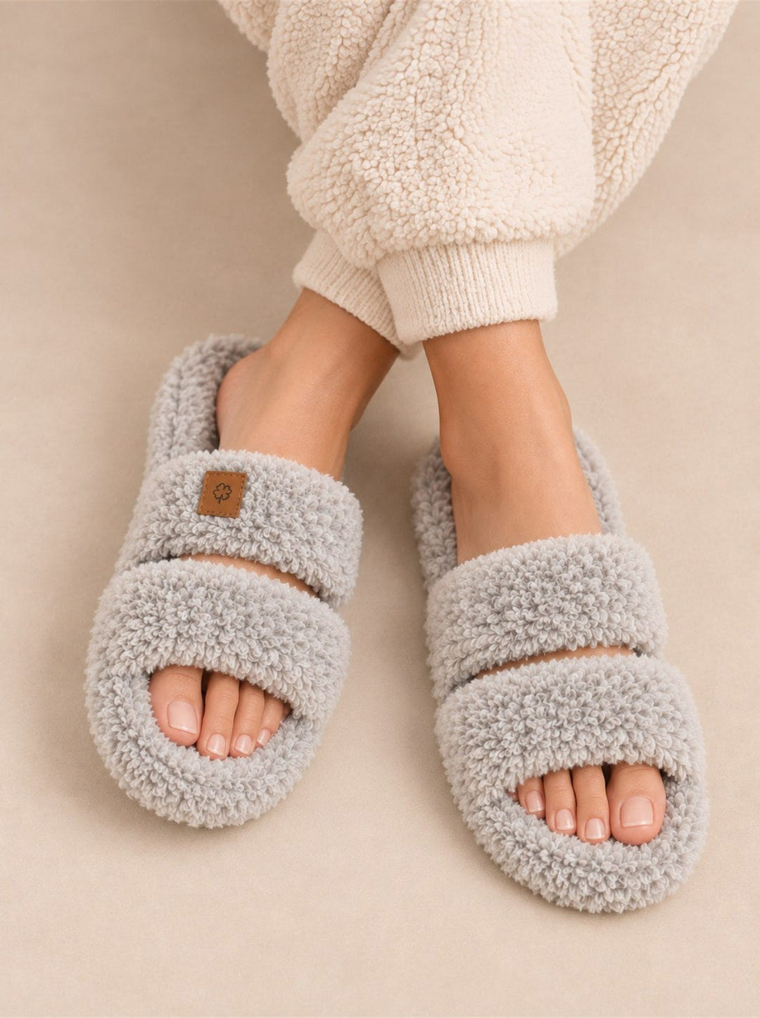 Fenton | Fuzzy Two-Strap Slides