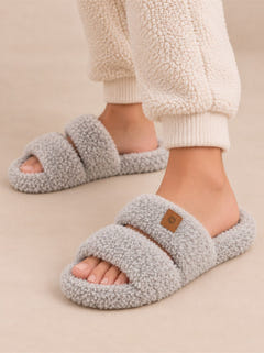 Fenton | Fuzzy Two-Strap Slides