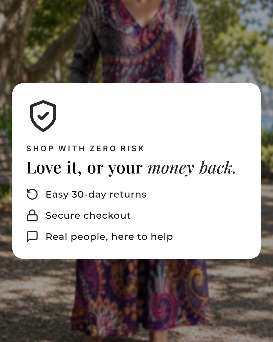 Timandra | Floral Summer Dress money-back guarantee