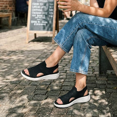 Beatrix | Breathable Knit Platform Sandals