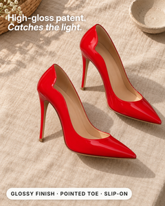Urania | Scalloped Stilettos fabric close-up