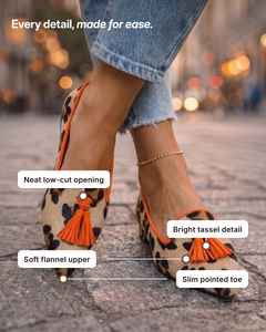 Ursa | Pointed Slip-On Flats details