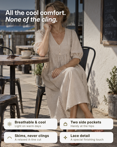 Van | Effortless Linen Midi Dress benefits