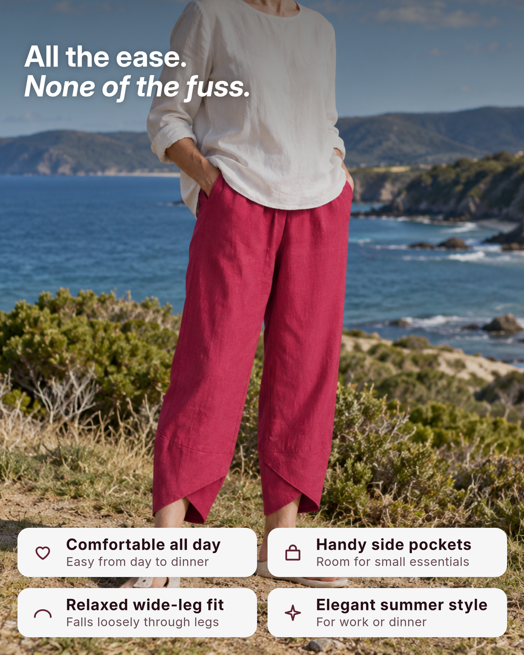 Vanda | Elegant Summer Trousers benefits