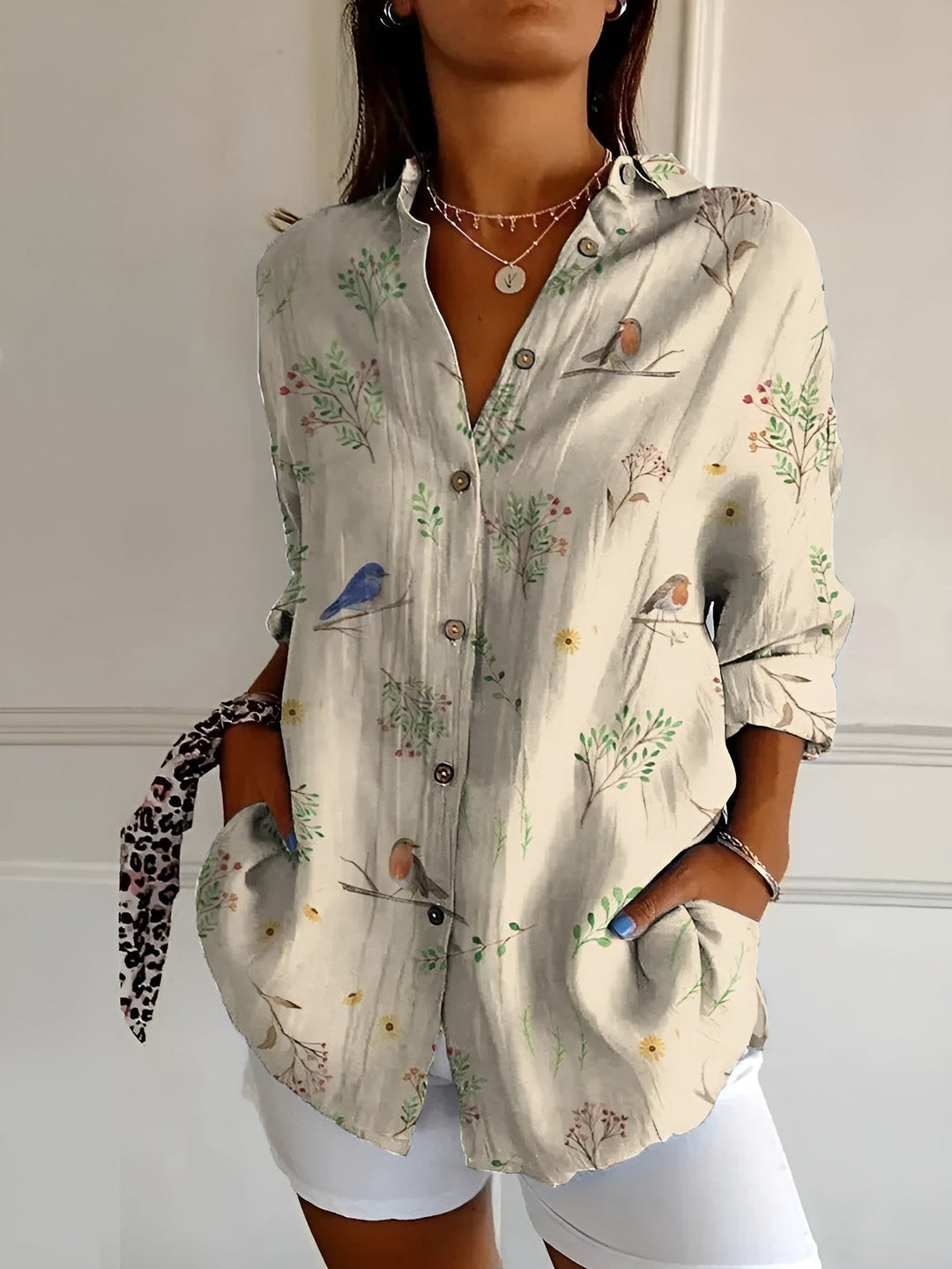 Ursula | Floral Wave Blouse