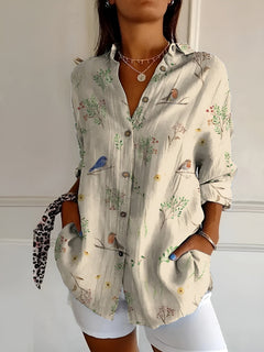 Ursula | Floral Wave Blouse