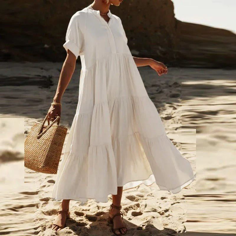 Natalia | Luxe Satin Midi Dress