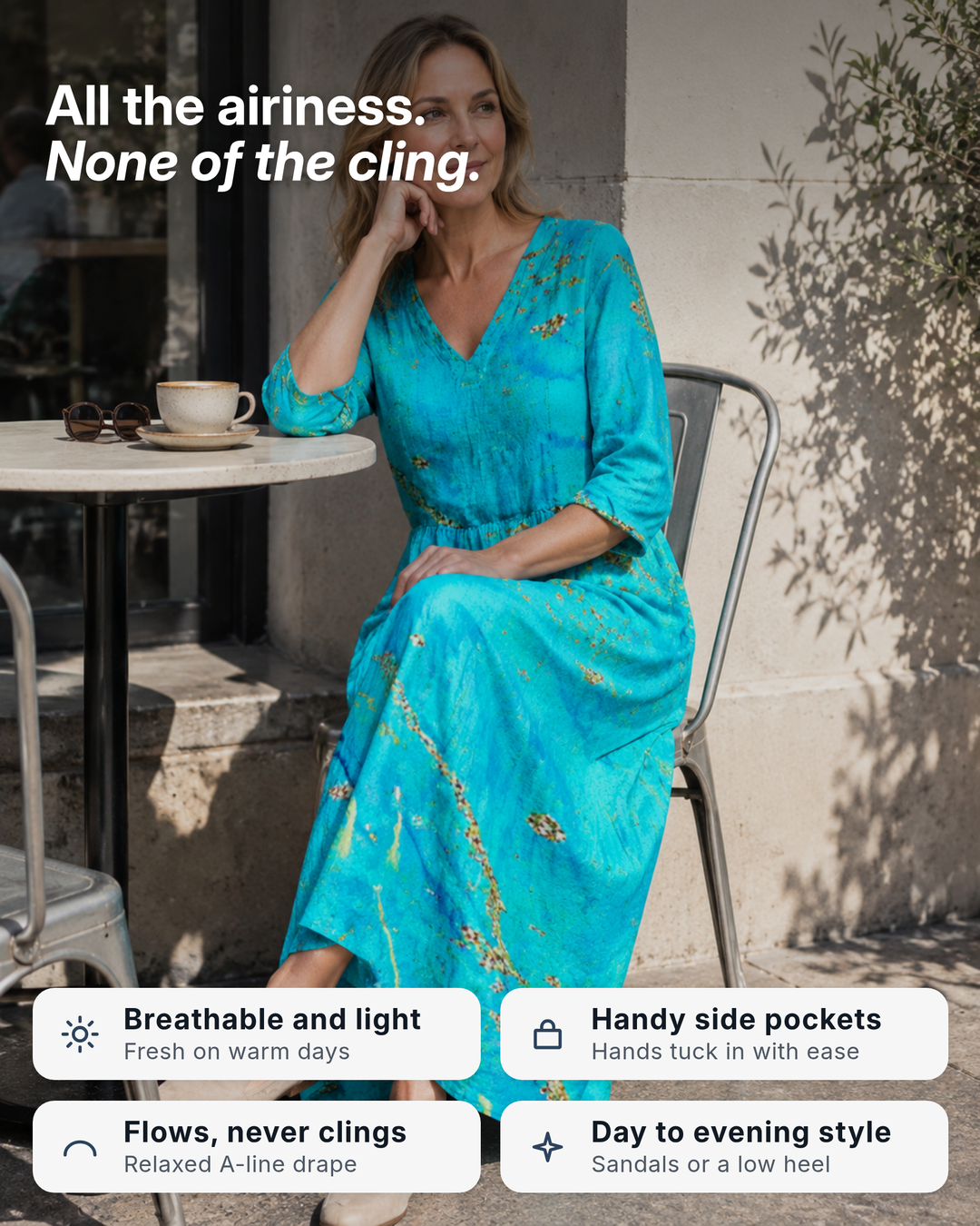 Vesna | Floral Summer Midi Dress benefits