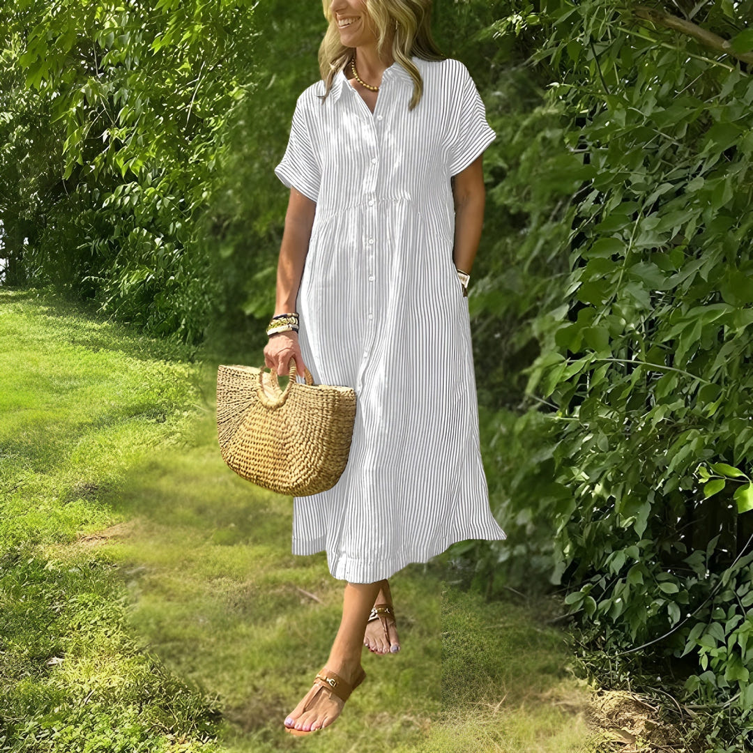 Dearbhail | Flattering Striped Dress