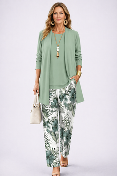 Jocelyn | Earth-Toned Three-Piece Set