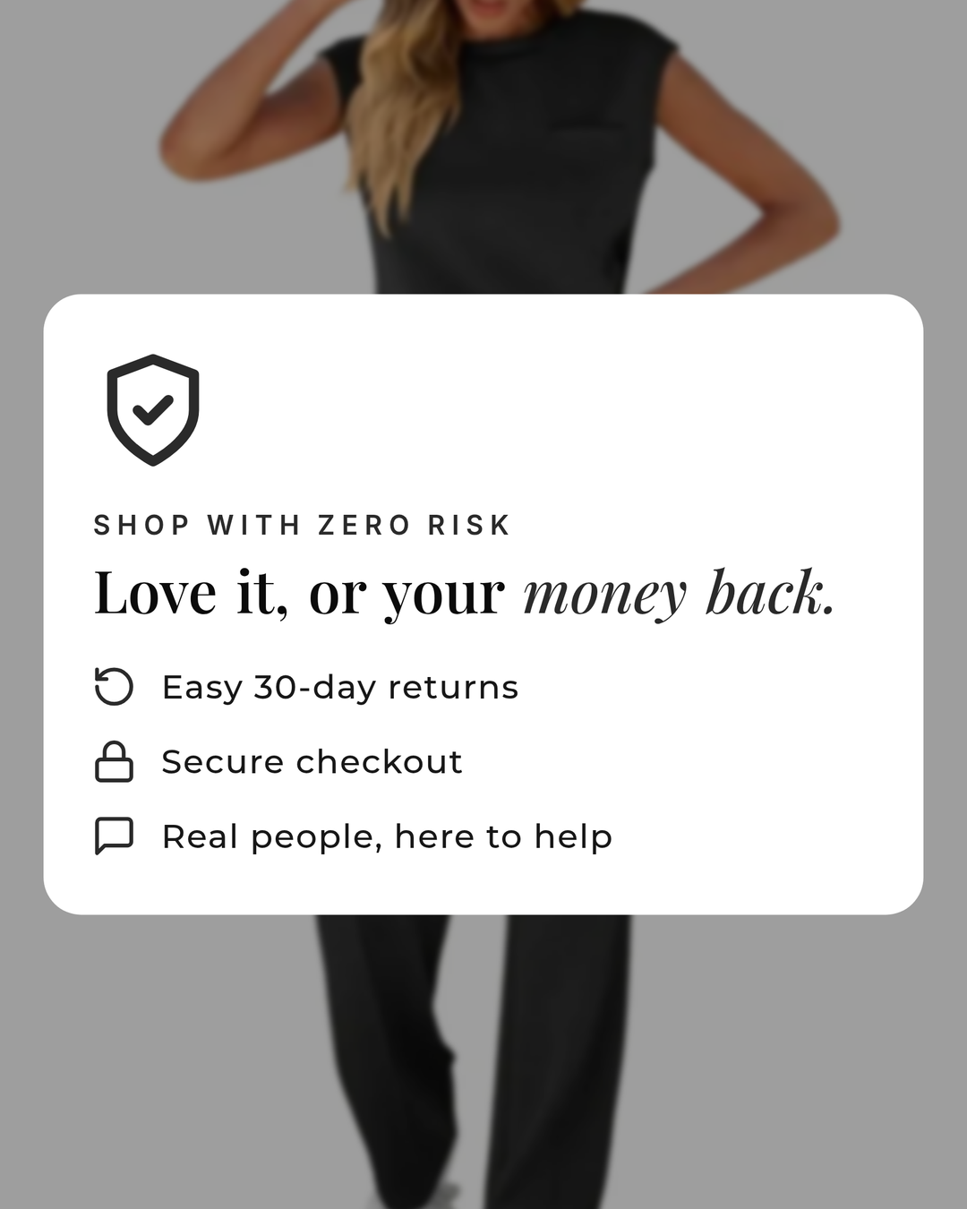 Zerelda | Relaxed Summer Co-Ord Set money-back guarantee