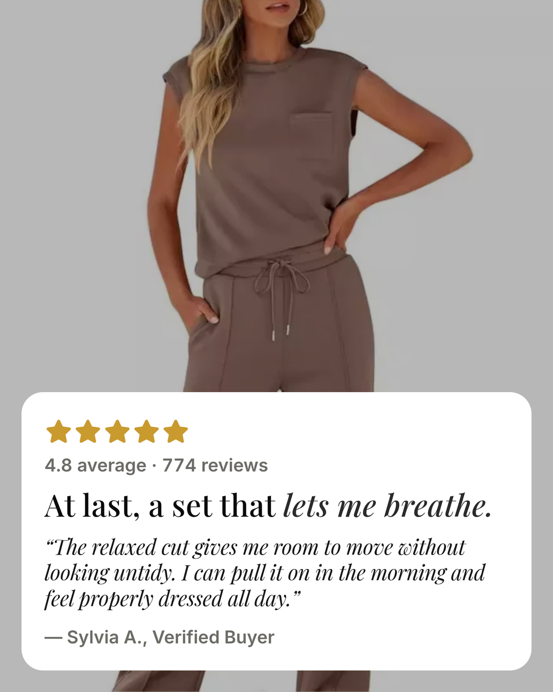 Zerelda | Relaxed Summer Co-Ord Set five star customer review