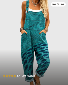 Zola | Wave-Print Jumpsuit